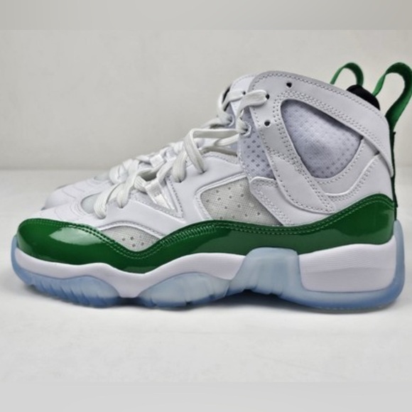 Jordan Jumpman Two Trey Sz 55Y  Basketball Lucky Green | DQ8431-130 | - Picture 6 of 6